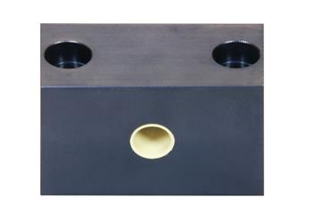 dryspin® lead screw support block, floating bearing with iglidur® plain bearings