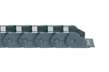 easy chain® Series E300, energy chain, to be filled at the outer radius