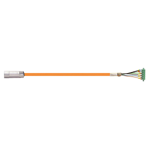readycable® motor cable suitable for Kollmorgen / Danaher Motion 107488 (20 m), base cable, PVC 15 x d