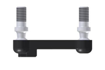 Variable coupling joint, removable at one end, WDGM, with ball stud, igubal®