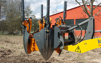 Application root ball transplanter