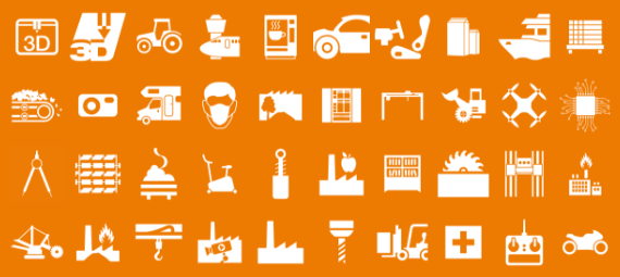 Symbols of the igus industries