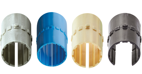 Plain bearing materials for linear units from igus