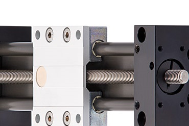 drylin SAW linear guide with lead screw drive